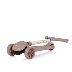 Chipolino Kinderroller Moxie Musik, Licht, klappbar, Tragegriff, 3-Räder, Bremse rosa