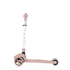 Chipolino Kinderroller Moxie Musik, Licht, klappbar, Tragegriff, 3-Räder, Bremse rosa