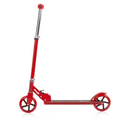 Chipolino Kinderroller Sharky klappbar PU Räder ABEC-7 Lager Bremse verstellbar rot