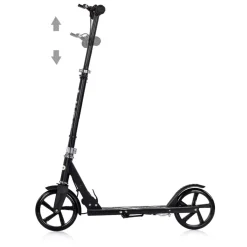 Chipolino Kinderroller Swift klappbar Anti-Rutsch-Griffe Hinterradbremse ABEC-7 schwarz