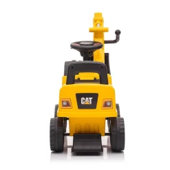 Chipolino Kinder Rutschauto CAT Excavator Bagger Schaufel Staufach ab 12 Monaten gelb