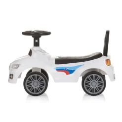 Chipolino Kinder Rutschauto Sprinter Stauraum unter Sitz Musik Hupe Rückenlehne weiß