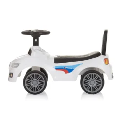 Chipolino Kinder Rutschauto Sprinter Stauraum unter Sitz Musik Hupe Rückenlehne weiß