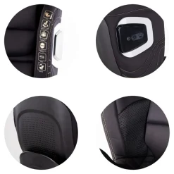 Chipolino Kindersitz Clima Air i-Size (40-150 cm) Isofix Lüftungs-Heizfunktion schwarz
