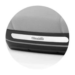 Chipolino Kindersitzerhöhung Genesis i-Size 125-150 cm Isofix, Rückenlehne grau