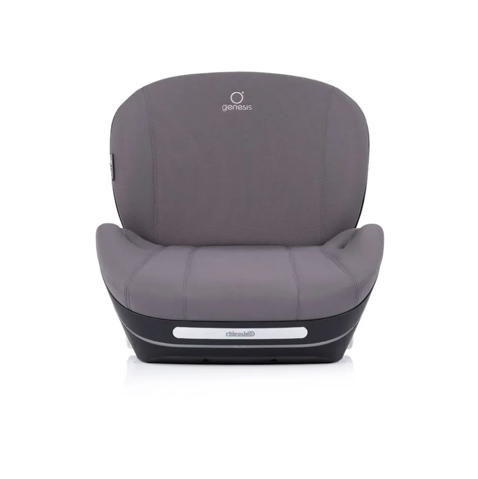 Chipolino Kindersitzerhöhung Genesis i-Size 125-150 cm Isofix, Rückenlehne grau