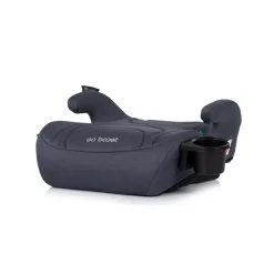 Chipolino Kindersitzerhöhung Go Boost i-Size (125-150cm) Getränkehalter waschbar dunkelgrau