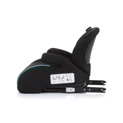 Chipolino Kindersitz, Sitzerhöhung Sonic Isofix, i-Size, 125-150 cm, Armlehne türkis