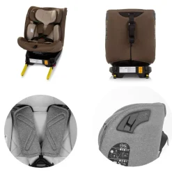 Chipolino Kindersitz X-Factor i-Size (40 - 150 cm) Isofix verstellbar drehbar braun