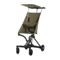 Chipolino Kinderwagen, Buggy Unique Aluminiumrahmen faltbar 3-Punkt-Gurt Tasche grün