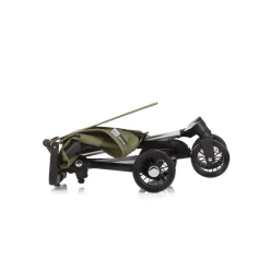 Chipolino Kinderwagen, Buggy Unique Aluminiumrahmen faltbar 3-Punkt-Gurt Tasche grün
