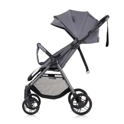 Chipolino Kinderwagen Sparkle, Buggy, faltbar, Gurt am Griff, verstellbar grau