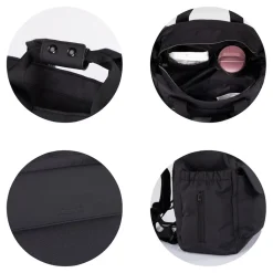 Chipolino Kinderwagentasche Wickeltasche universell Wickelauflage Reißverschluss schwarz
