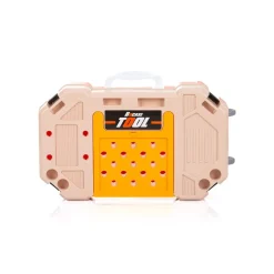 Chipolino Kinderwerkbank, 78-teiliges Spielzeugwerkzeugset, Helm, Bohrer, Säge schwarz