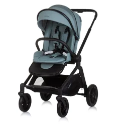 Chipolino Kombikinderwagen Magnum 3 in 1 Babywanne Sportsitz i-Size Babyschale grün
