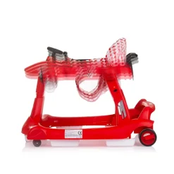 Chipolino Lauflernhilfe Airplane 3 in 1 Lauflernwagen, Musik, Schiebespielzeug rot