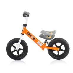 Chipolino Laufrad Speed 12 Zoll, Gummigriff, Lenkstange Sitz höhenverstellbar orange