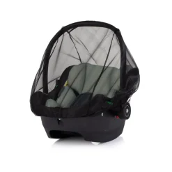 Chipolino Moskitonetz für Babyschale schützt vor Mücken und Insekten universal schwarz