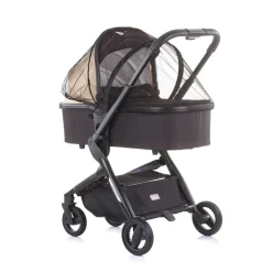 Chipolino Moskitonetz Lux, Insektenschutz, Kinderwagen, Buggy, Reißverschluss schwarz