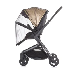 Chipolino Moskitonetz Lux, Insektenschutz, Kinderwagen, Buggy, Reißverschluss schwarz
