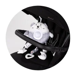 Chipolino Musikmobile große Tiere Melodie Lichteffekte Plüschtier ab Geburt grau