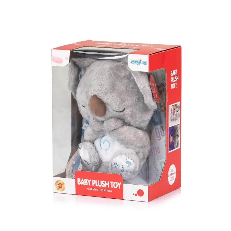 Chipolino Musikspielzeug Plüschtier Koala Melodie, Geräusche, Lichter, ab Geburt grau