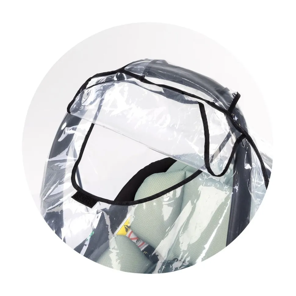 Chipolino Regenschutz für Babyschale universal wasserdicht Regenhaube Abdeckung transparent