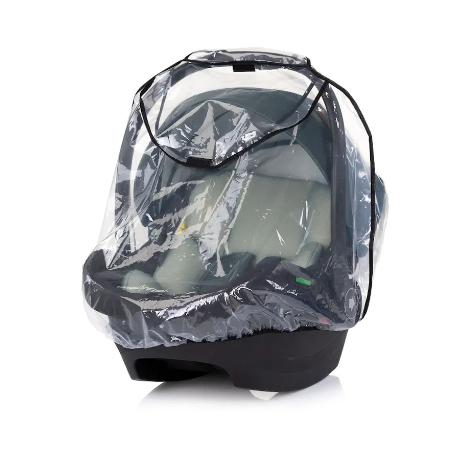 Chipolino Regenschutz für Babyschale universal wasserdicht Regenhaube Abdeckung transparent