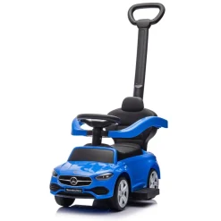 Chipolino Rutschauto Mercedes Benz C-Klasse Stauraum Fußstütze Schiebegriff Hupe blau