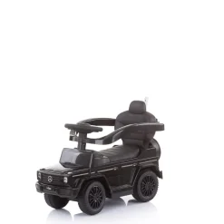 Chipolino Rutscher Mercedes Benz G350d 2 in 1 Schubstange Dach Musik, Trittstufe schwarz