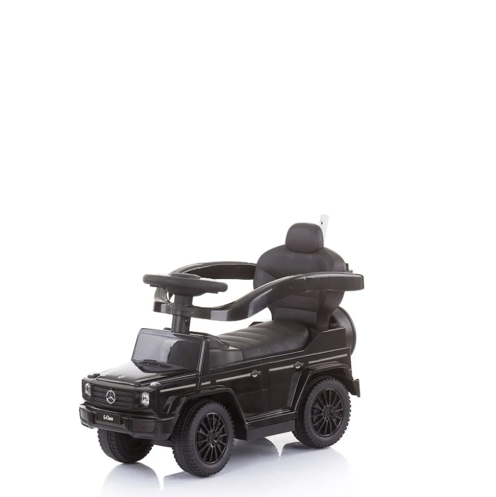 Chipolino Rutscher Mercedes Benz G350d 2 in 1 Schubstange Dach Musik, Trittstufe schwarz