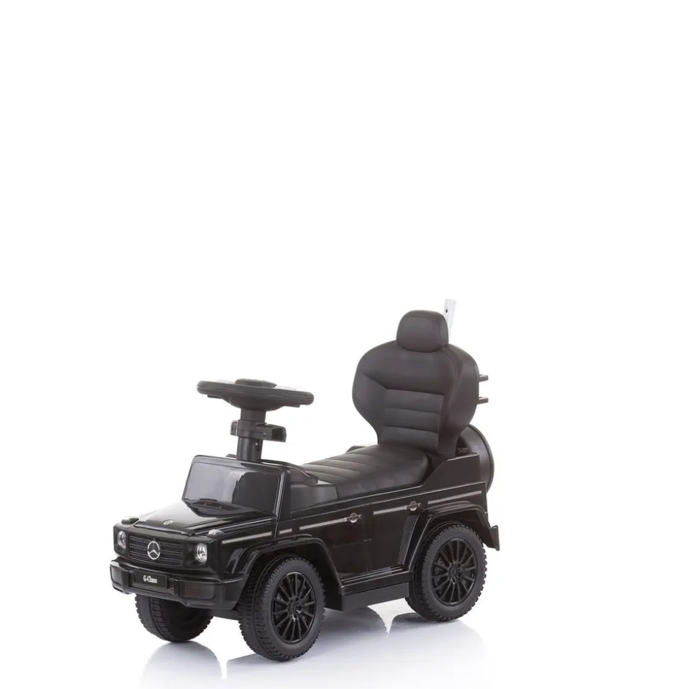Chipolino Rutscher Mercedes Benz G350d 2 in 1 Schubstange Dach Musik, Trittstufe schwarz