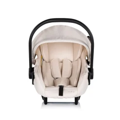 Chipolino Set Babyschale Isofix-Basisstation Aura i-Size (40 - 85cm) verstellbar creme