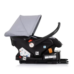 Chipolino Set Babyschale Isofix-Basisstation Amore i-Size Gruppe 0+ (0 - 13 kg) hellgrau