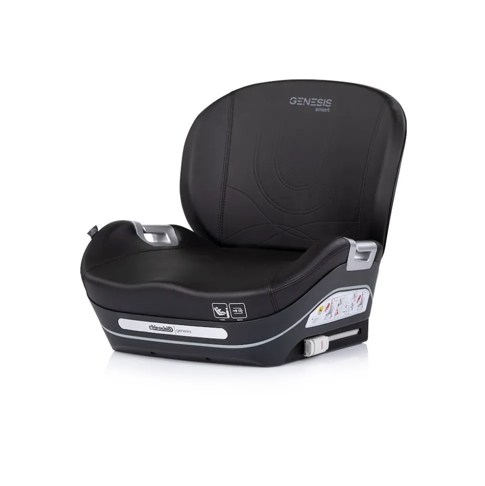 Chipolino Sitzerhöhung Genesis Smart i-Size 125-150 cm Isofix Kühlung Heizung schwarz