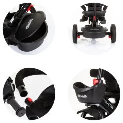 Chipolino Tricycle Dreirad Be Active 2 in 1 Sitz drehbar Musik Licht drehbar bunt