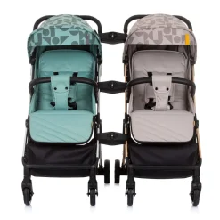 Chipolino Verbindungsstück für Kinderwagen Easy Go, zwei Kinderwägen kombinieren schwarz