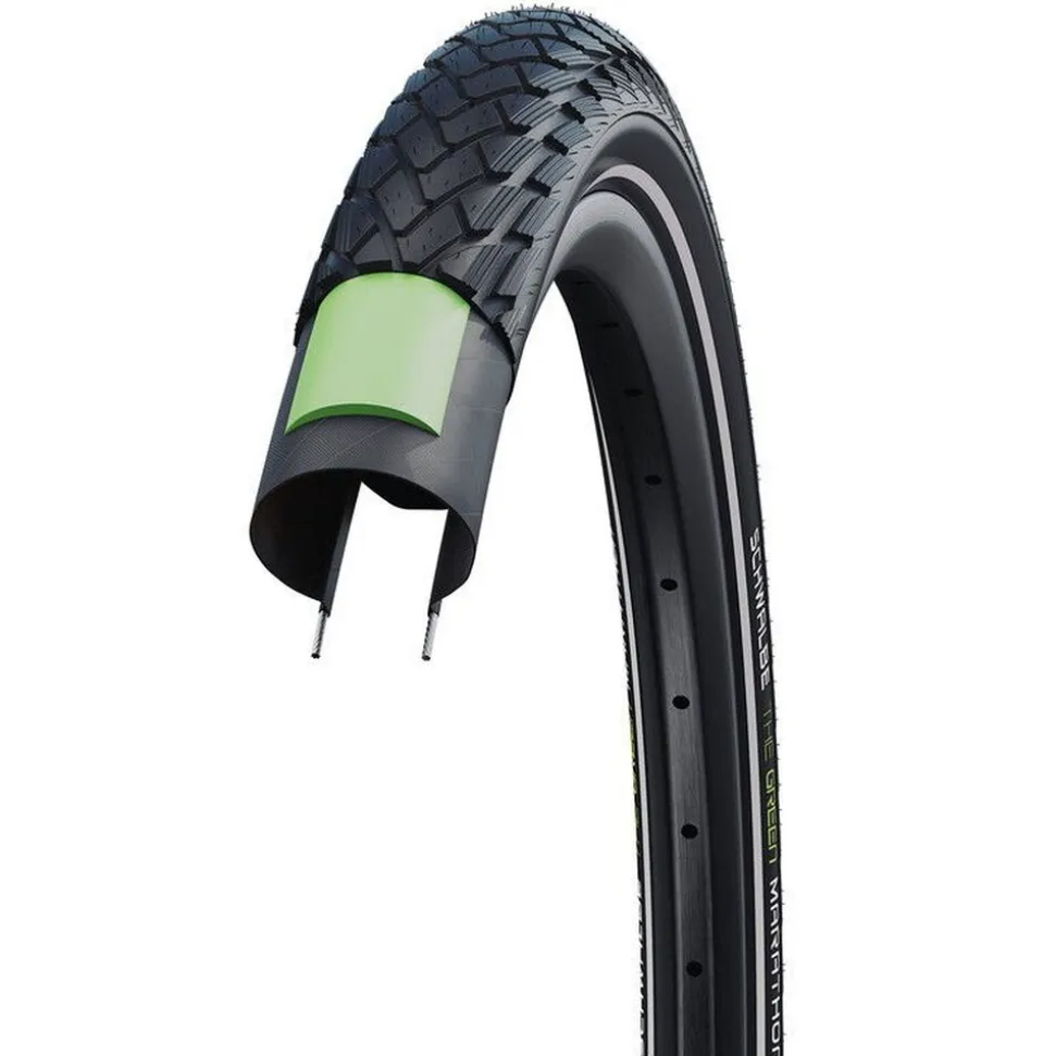 City-Fahrradreifen Green Marathon HS 620, 20x1.75" 47-406 - 2er-Set