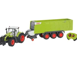 Claas ferngesteuerter Traktor Axion 870 + Anhänger Cargos 9600 (Maßstab 1:16) Trecker Trekker