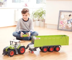 Claas ferngesteuerter Traktor Axion 870 + Anhänger Cargos 9600 (Maßstab 1:16) Trecker Trekker
