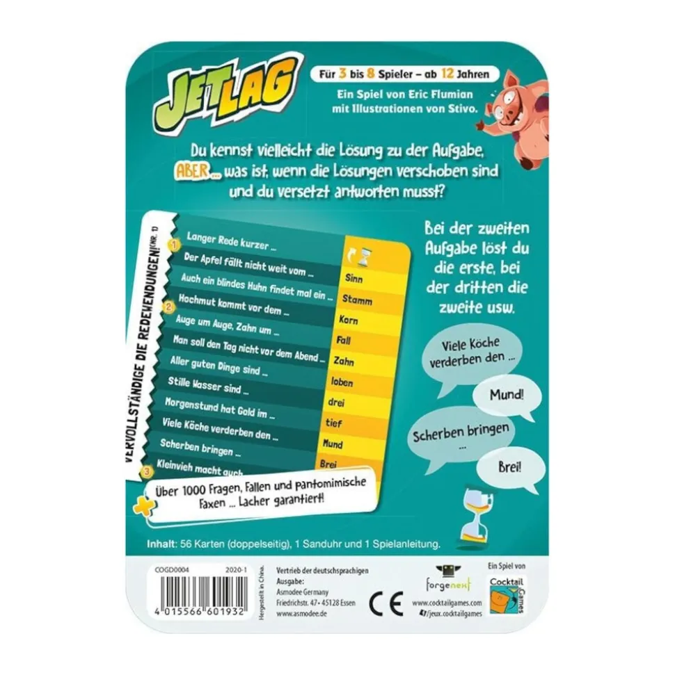 Cocktail Games - Kartenspiel - Jetlag Quizspiel Partyspiel