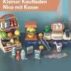 Coemo 2in1 Spielzeugkasse und Supermarkt Nico 42 tlg Zubehör