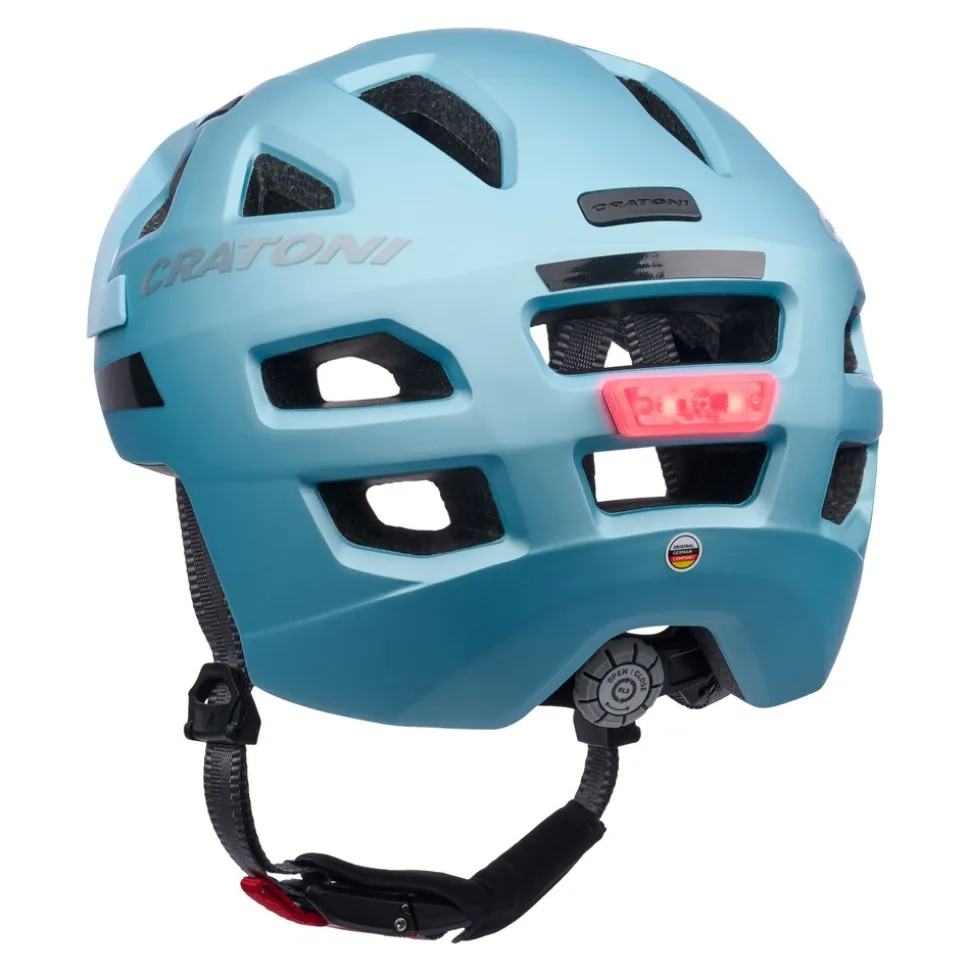 CRATONI Fahrradhelm Maxster Pro, metallic blau