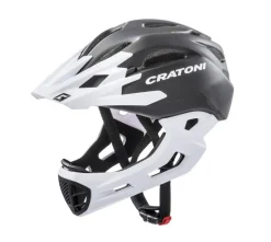 CRATONI Freeride Fahrradhelm C-Maniac schwarz/weiß matt