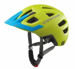 CRATONI Kinder-Fahrradhelm Maxster Pro lime/blau matt