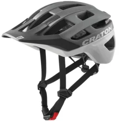 CRATONI MTB - Fahrradhelm AllRace stone/weiß matt