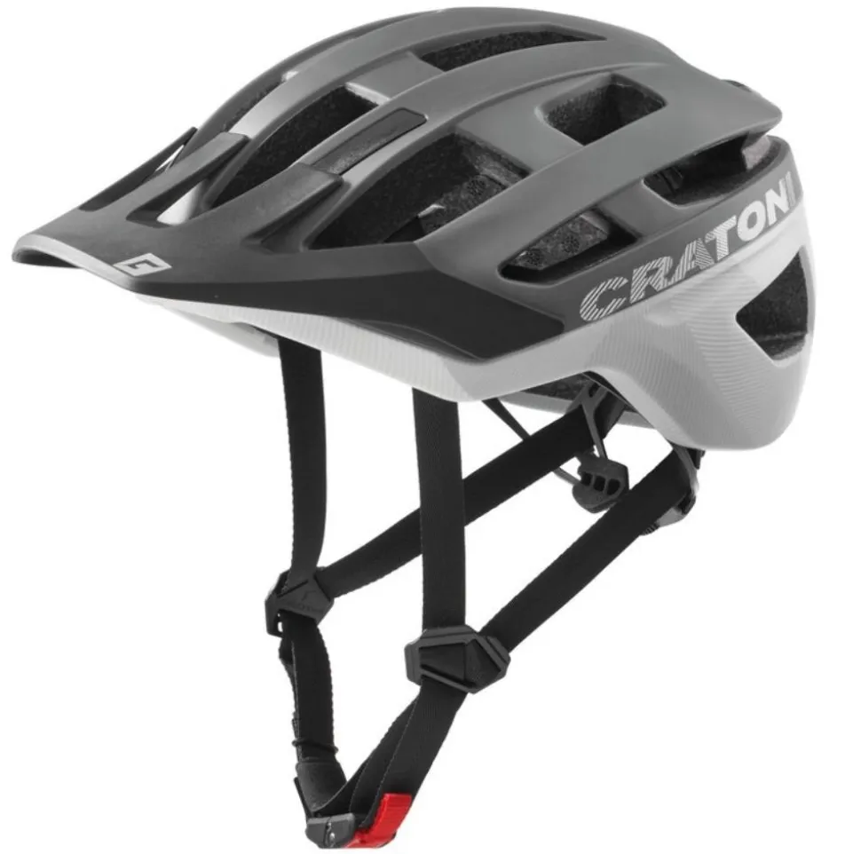 CRATONI MTB - Fahrradhelm AllRace stone/weiß matt