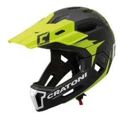 CRATONI MTB Fahrradhelm C-Maniac 2.0MX schwarz/lime matt