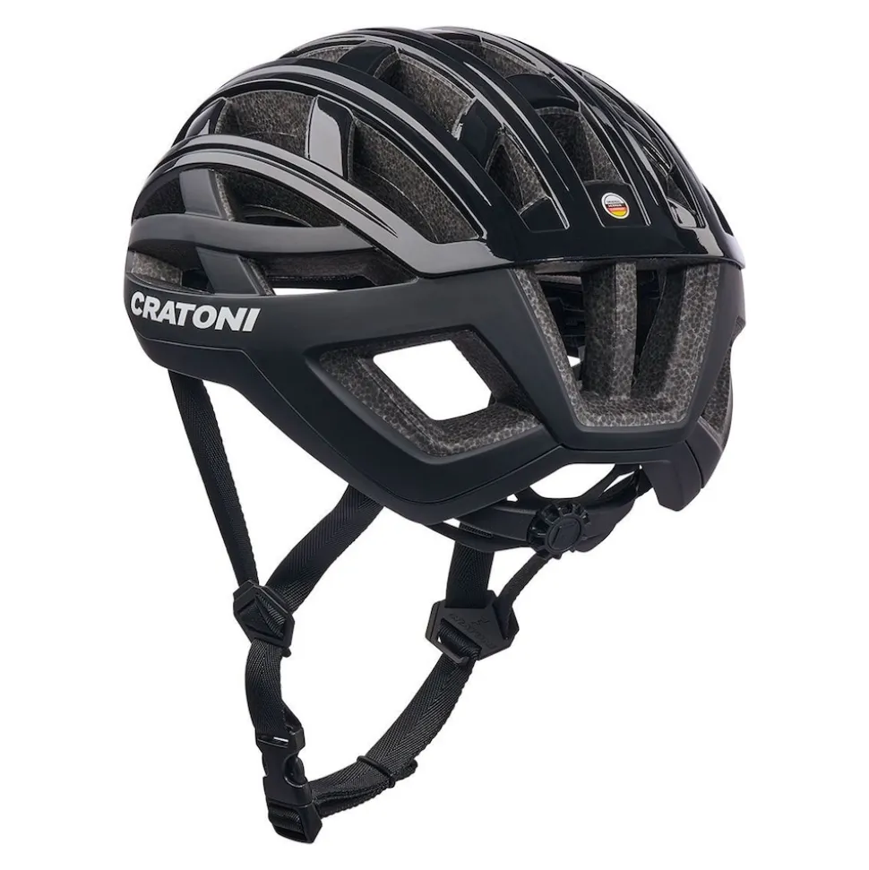 CRATONI Rennrad-/ Gravel Fahrradhelm C-AirLite, black glossy