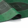 CSL Extra große Tischauflage Pokermatte 1000 x 600 mm / Kartenspiel Matte / Ovales Design